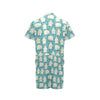 Bear Pattern Print Design BE04 Men's Romper