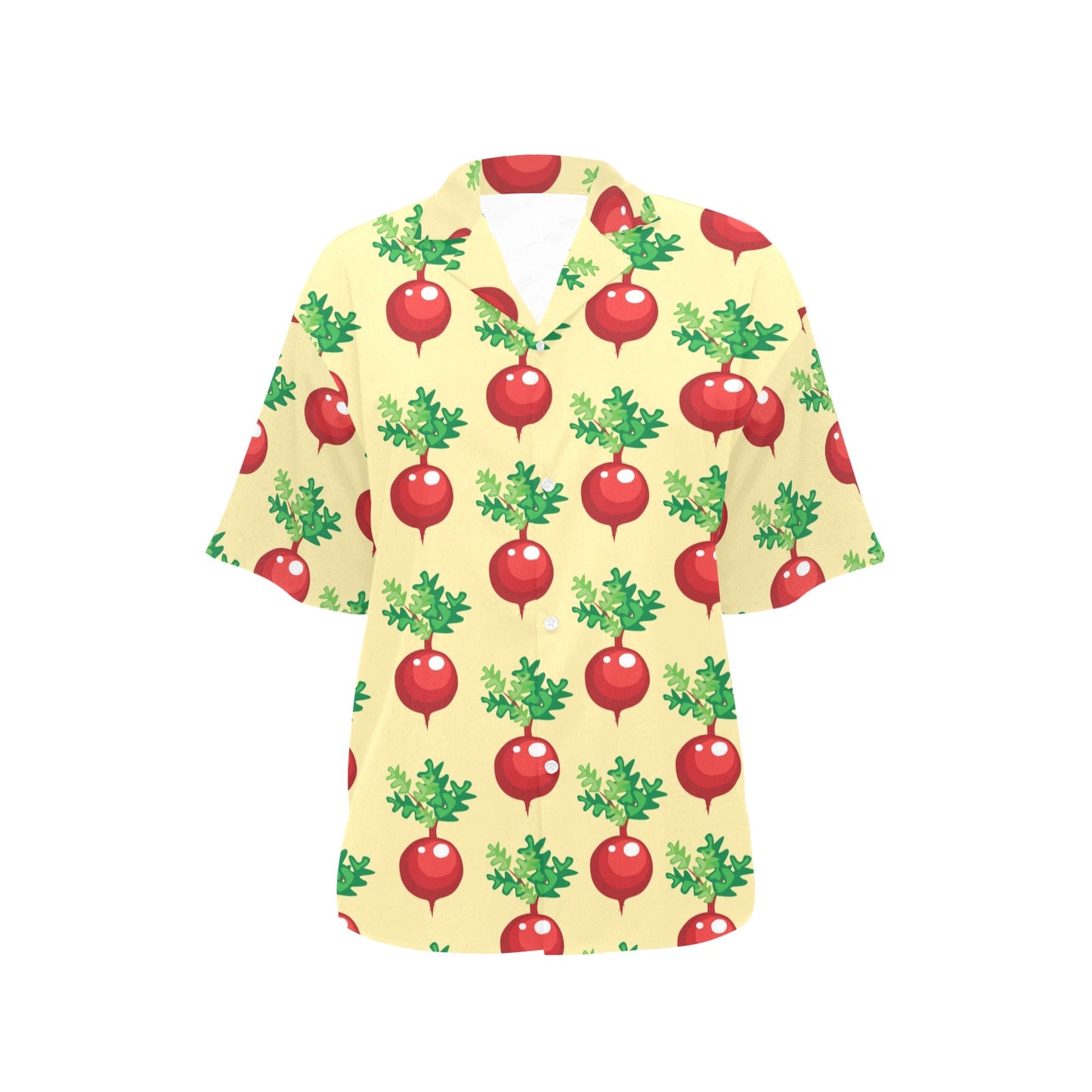 Radish Pattern Print Design A02 Women's Hawaiian Shirt