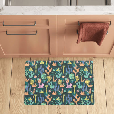 Cactus Pattern Print Design 05 Kitchen Mat