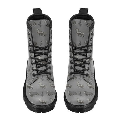 Skunk Print Design LKS301 Women's Boots