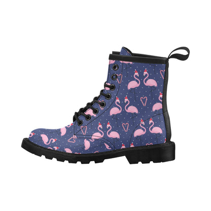 Flamingo Christmas Women's Boots