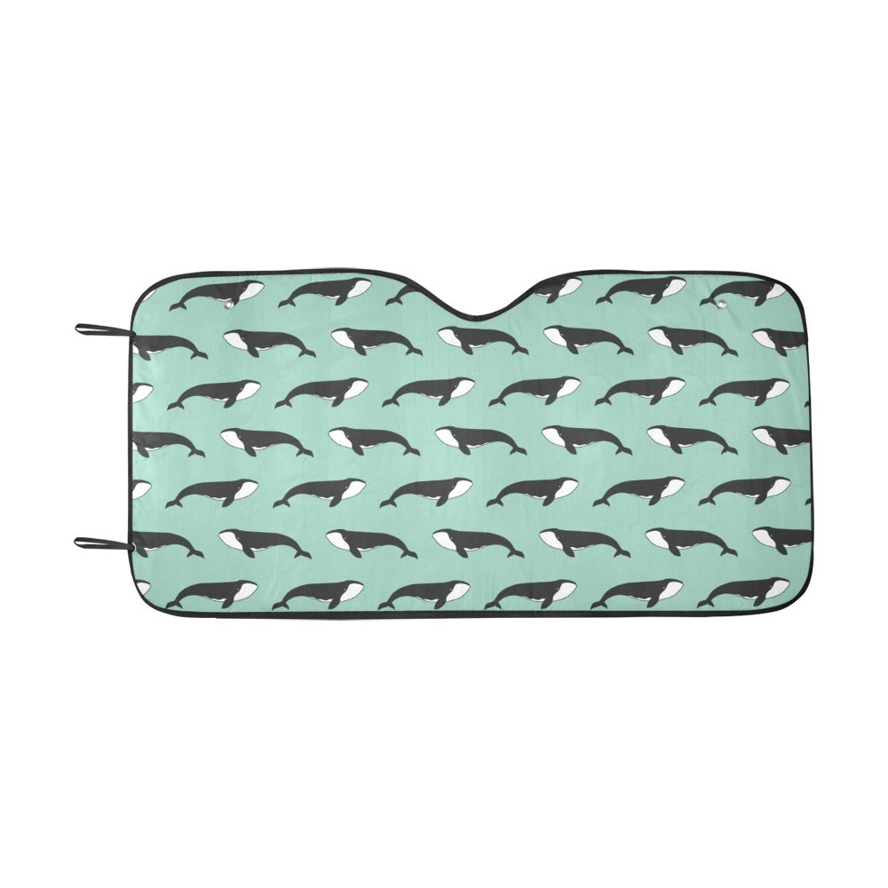 Whale Print Design LKS307 Car front Windshield Sun Shade