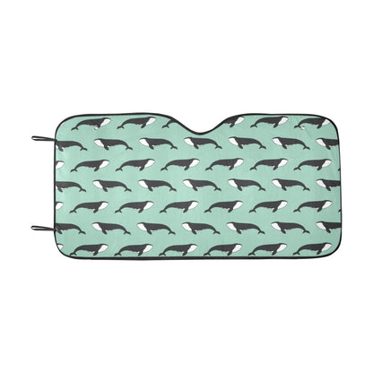 Whale Print Design LKS307 Car front Windshield Sun Shade
