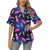 Feather Colorful Boho Design Print Women's Hawaiian Shirt