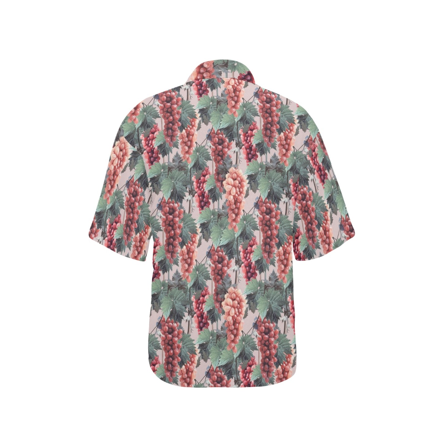 Grape Pattern Print Design GP01 Women's Hawaiian Shirt