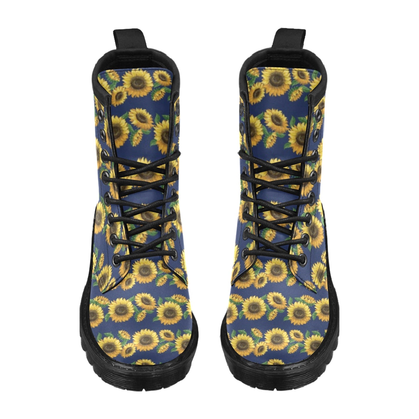 Sunflower Print Design LKS307 Women's Boots