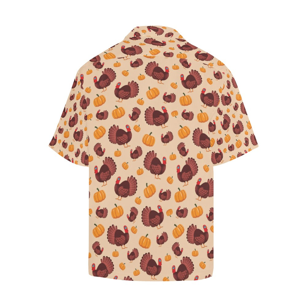 Thanksgiving Print Design LKS308 Men's Hawaiian Shirt