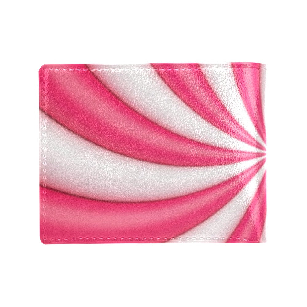 Vortex Twist Swirl Candy Print Men's ID Card Wallet