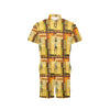 African Girl Design Men's Romper