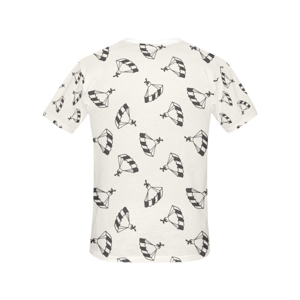Skydiver Print Design LKS301 Women's  T-shirt