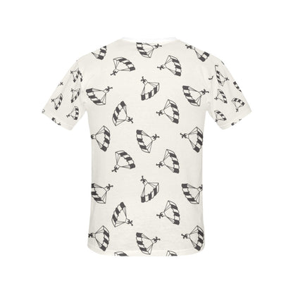 Skydiver Print Design LKS301 Women's  T-shirt