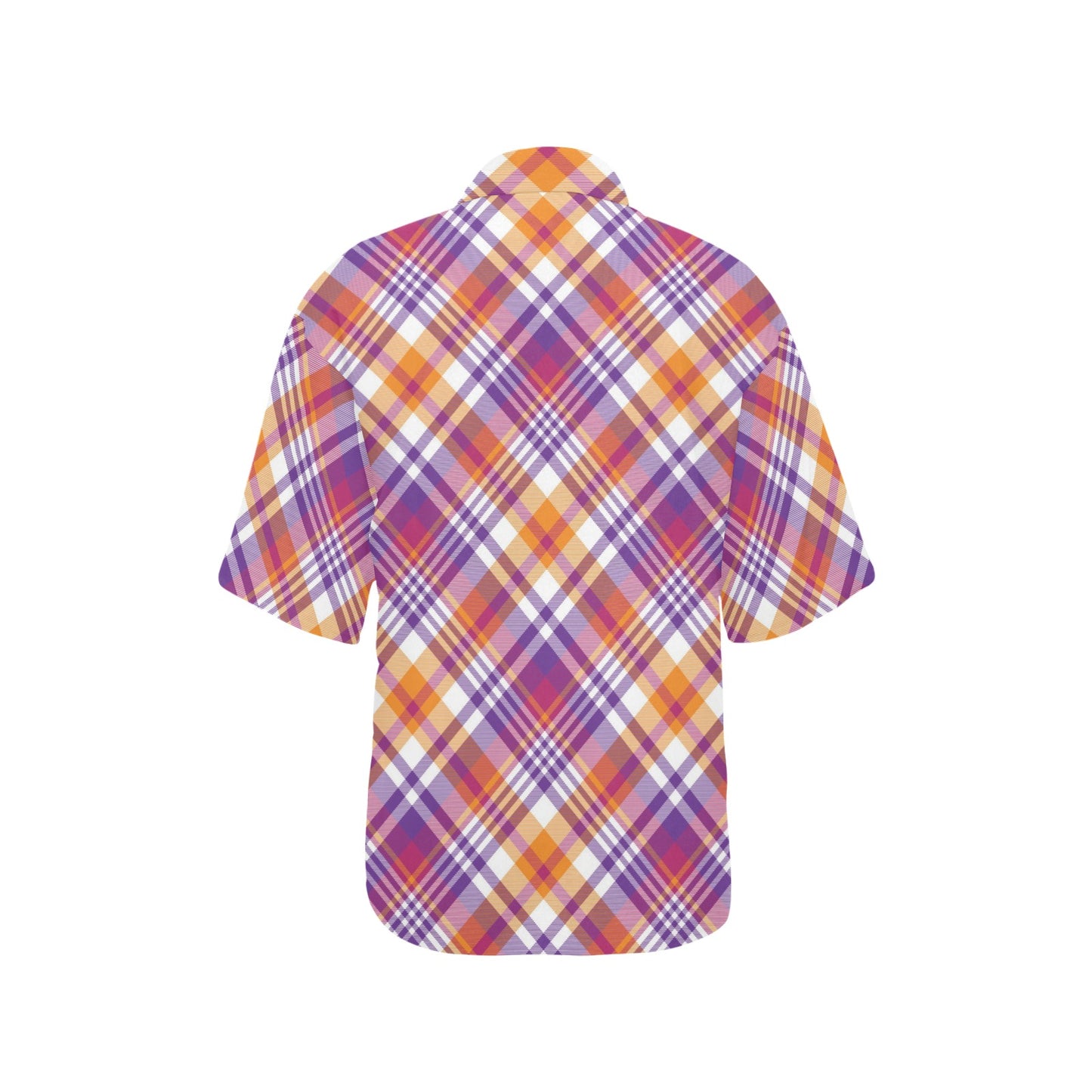 Madras Pattern Print Design 02 Women's Hawaiian Shirt
