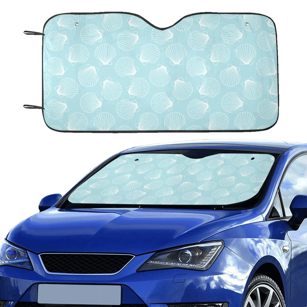 Seashell Print Design LKS3010 Car front Windshield Sun Shade