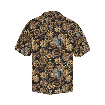 Steampunk Lightbulb Print Design LKS304 Men's Hawaiian Shirt