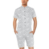 Angel Wings Pattern Print Design 01 Men's Romper