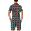 Mermaid Girl Themed Design Print Men's Romper