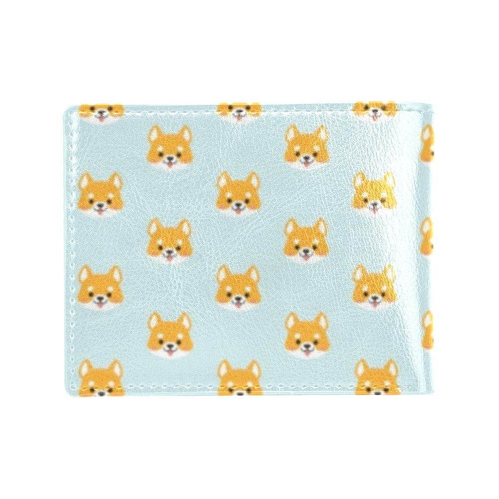 Shiba Inu Print Design LKS301 Men's ID Card Wallet