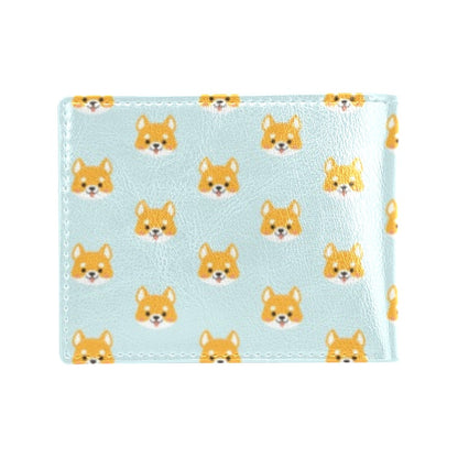 Shiba Inu Print Design LKS301 Men's ID Card Wallet