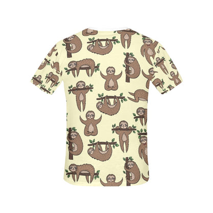 Sloth Print Design LKS3010 Women's  T-shirt