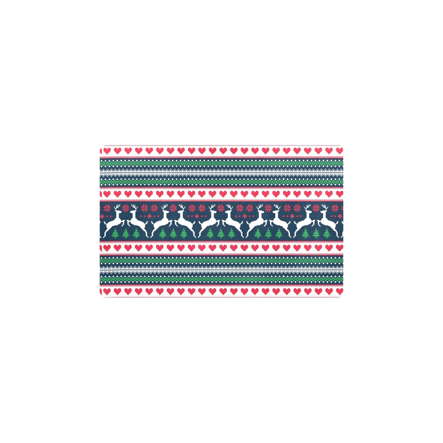 Reindeer Pattern Print Design 03 Kitchen Mat