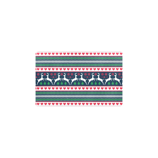 Reindeer Pattern Print Design 03 Kitchen Mat