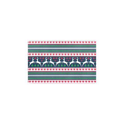 Reindeer Pattern Print Design 03 Kitchen Mat