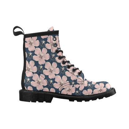 Plumeria Pattern Print Design PM018 Women's Boots