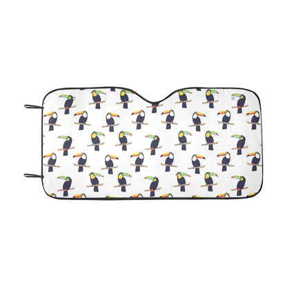 Toucan Print Design LKS305 Car front Windshield Sun Shade
