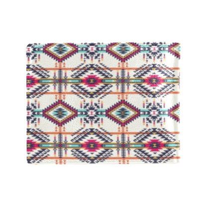 Indian Navajo Art Themed Design Print Men's ID Card Wallet