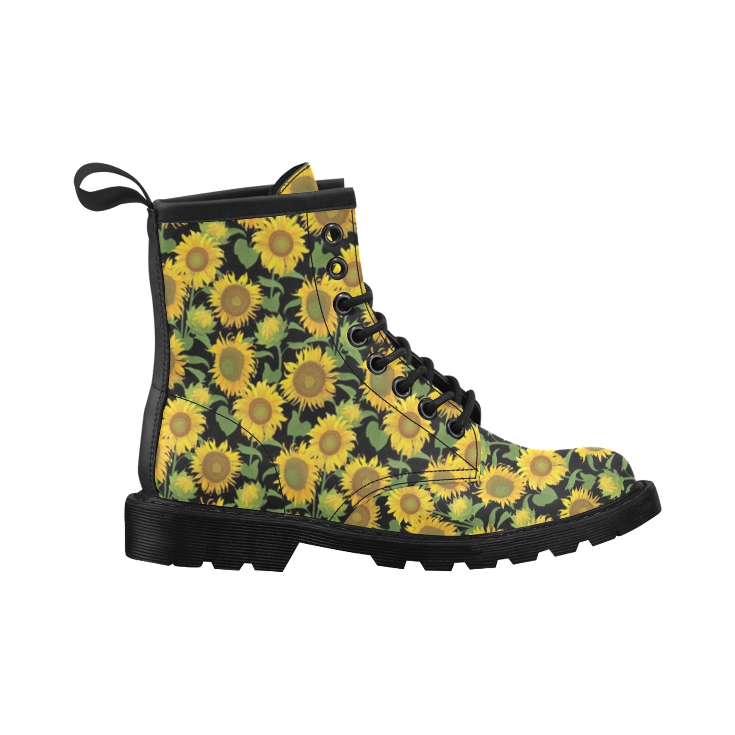 Sunflower Print Design LKS302 Women's Boots