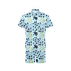 Sea Turtle Pattern Print Design T011 Men's Romper