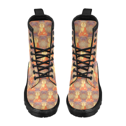Buddha Indian Colorful Print Women's Boots