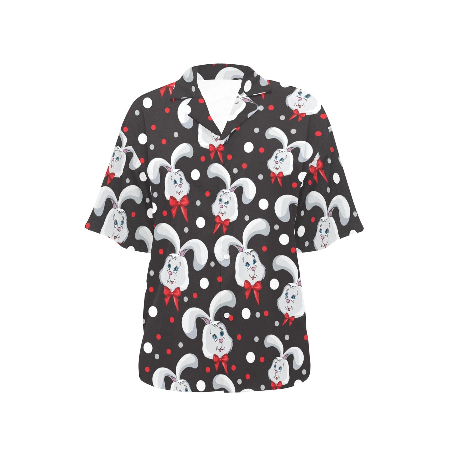 Rabbit Pattern Print Design RB012 Women's Hawaiian Shirt