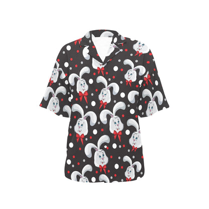 Rabbit Pattern Print Design RB012 Women's Hawaiian Shirt