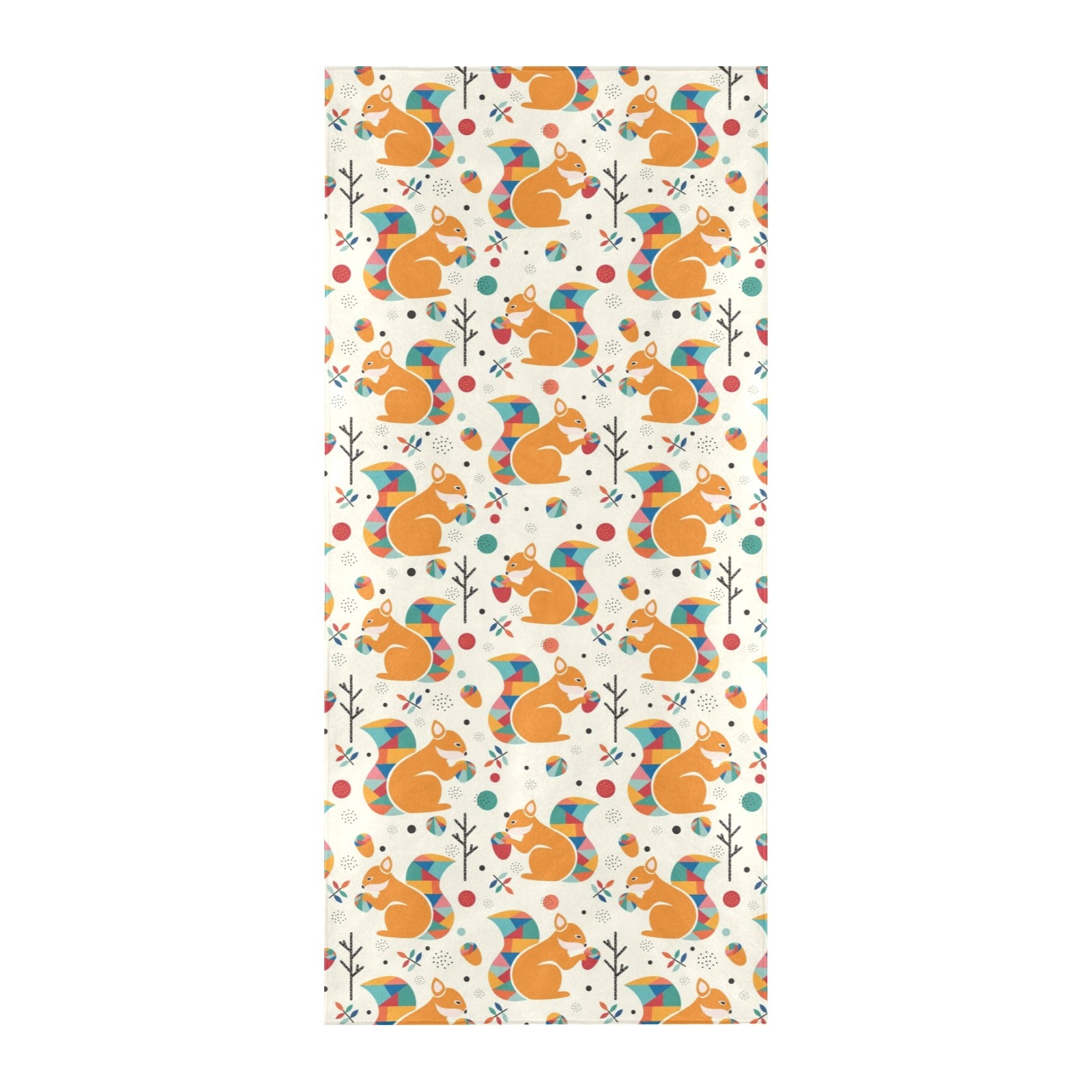 Squirrel Print Design LKS304 Beach Towel 32" x 71"