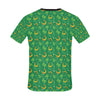 Shamrock With Horse Shoes Print Design LKS305 Men's All Over Print T-shirt