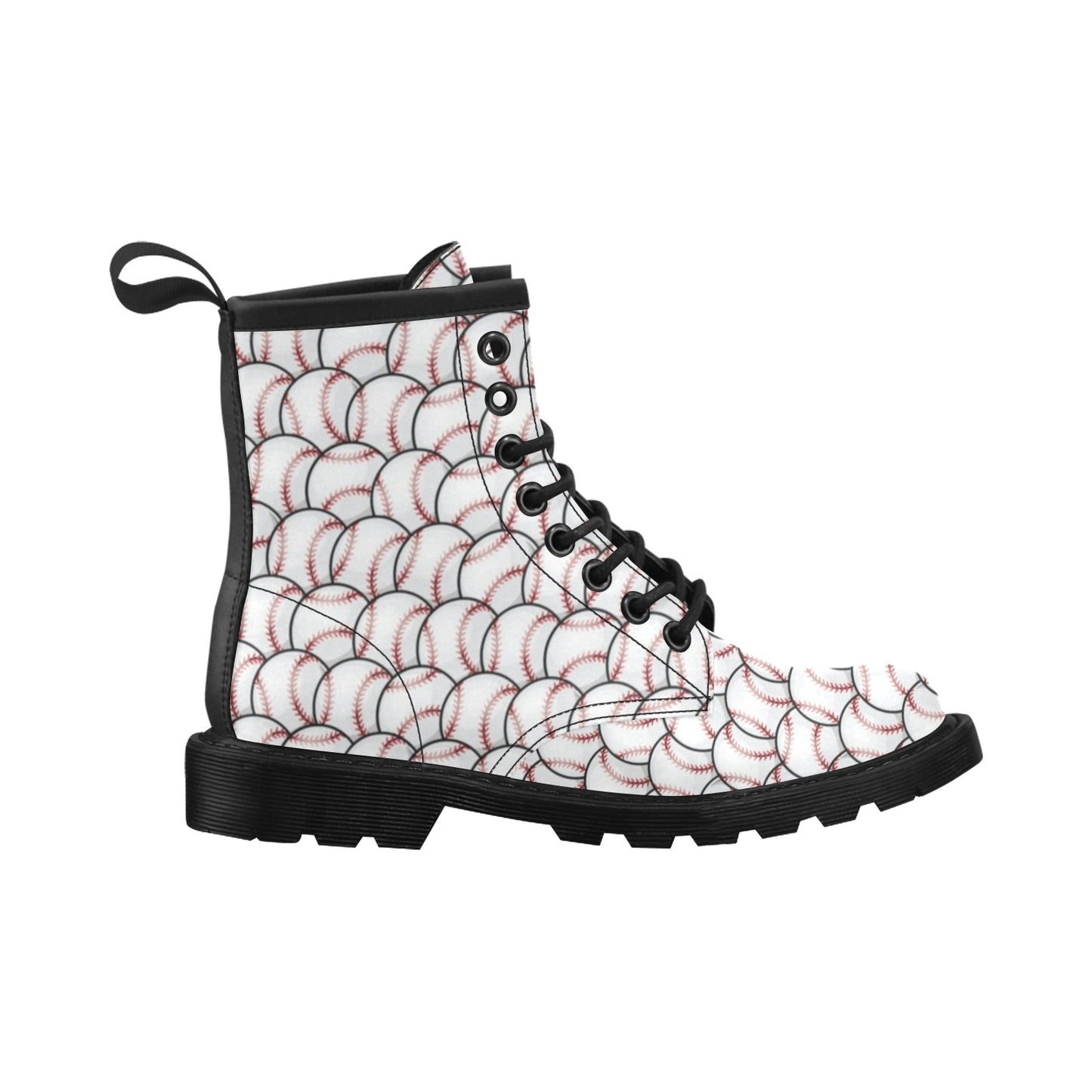 Baseball Pattern Women's Boots