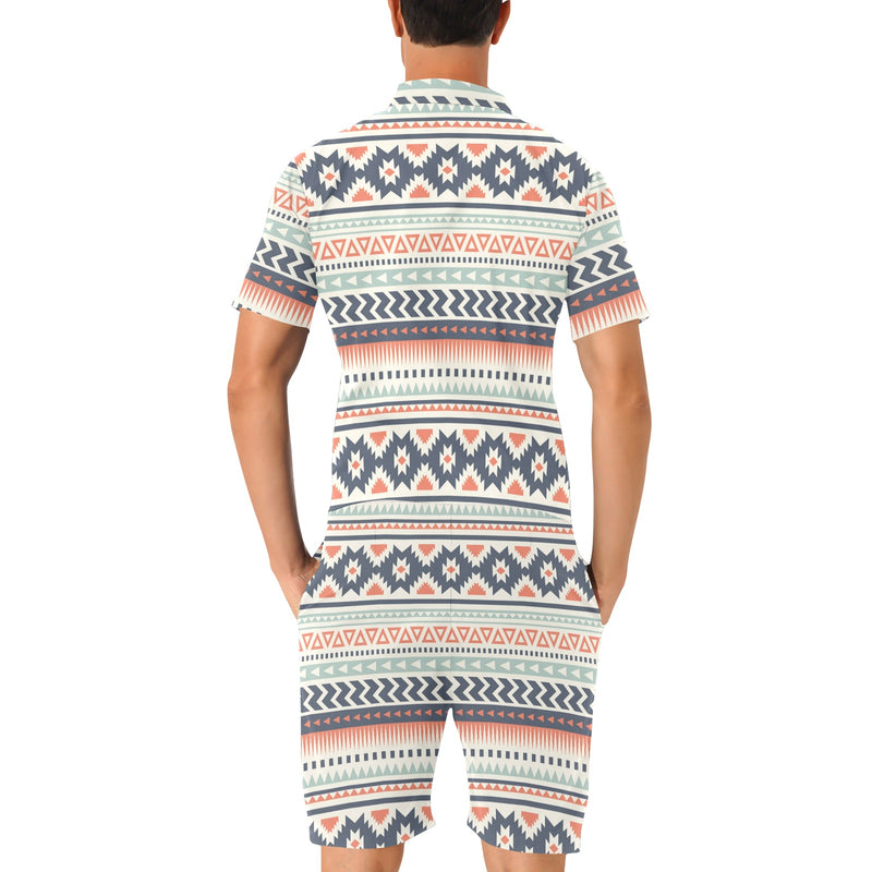 Tribal Aztec vintage pattern Men's Romper