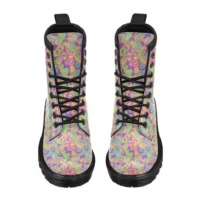 Trippy Print Design LKS306 Women's Boots