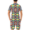 African Kente Men's Romper