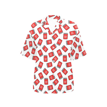 Bible Pattern Print Design 03 Women's Hawaiian Shirt