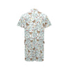 Nurse Bear Pattern Print Design A01 Men's Romper