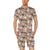 Chicken Evolution Pattern Men's Romper