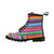 Mexican Blanket Colorful Print Pattern Women's Boots