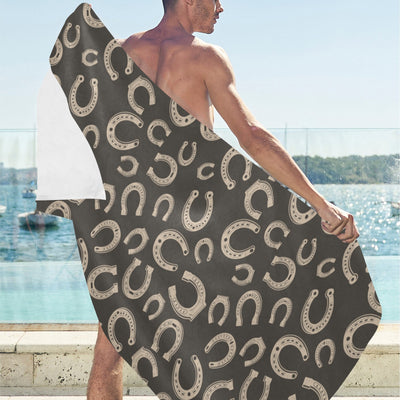 Horseshoe Print Design LKS303 Beach Towel 32" x 71"