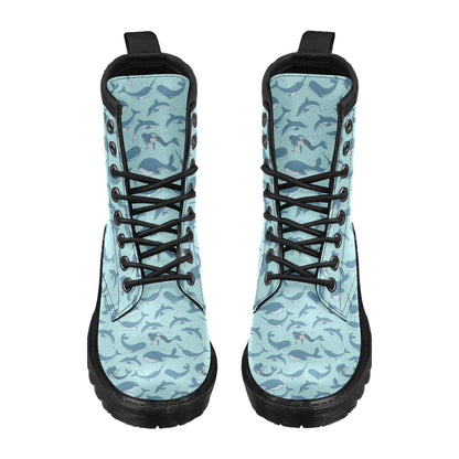 Narwhal Themed Print Women's Boots