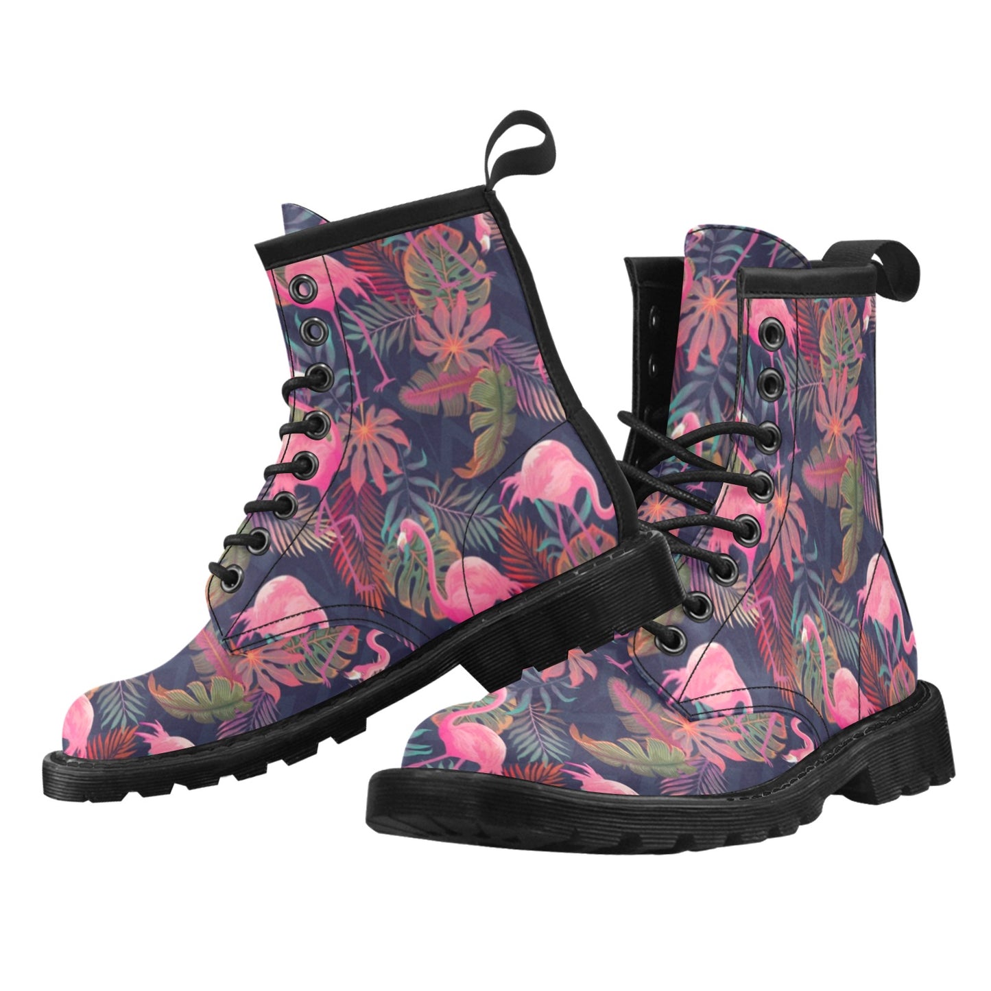 Flamingo Tropical Pattern Women's Boots