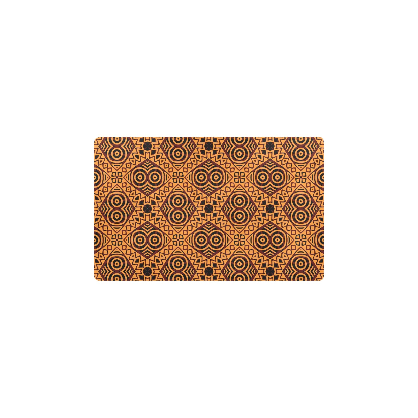 African Pattern Print Design 05 Kitchen Mat