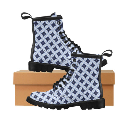 Tie Dye Print Design LKS308 Women's Boots