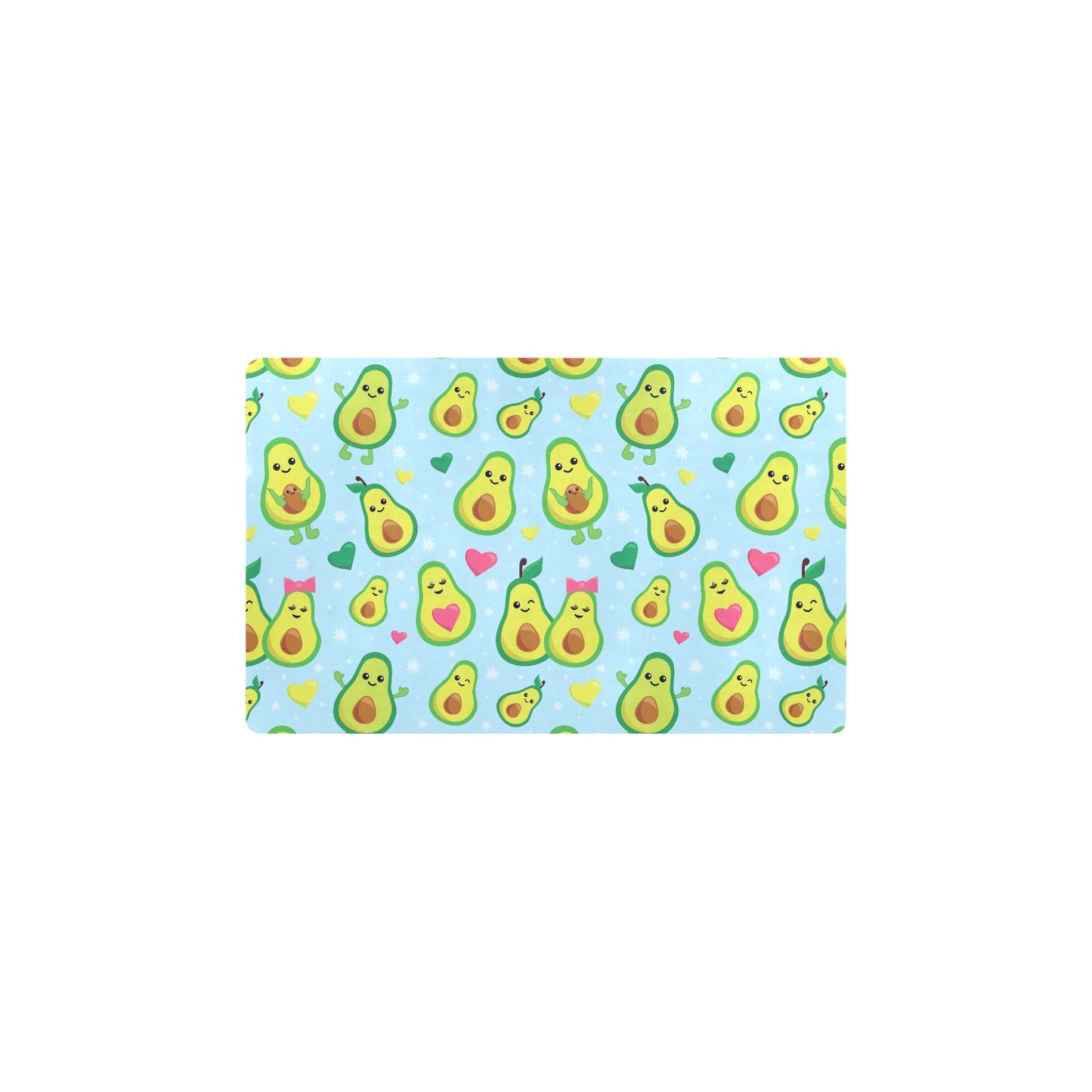 Avocado Pattern Print Design AC09 Kitchen Mat